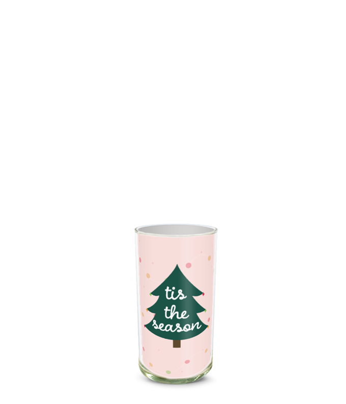 Partial image of Custom Photo Vase without flowers.